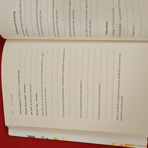 The Bliss List by J.P. Hansen Finding your passion marketing self help gift New - Picture 11 of 14